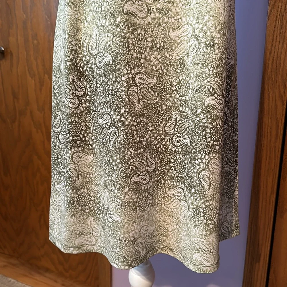 Michael by Michael Kors size small green and white dress.